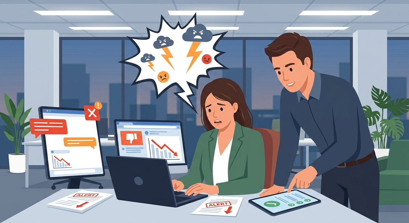 Cara PR menangani komentar negatif, manajemen krisis netizen, strategi PR perusahaan.